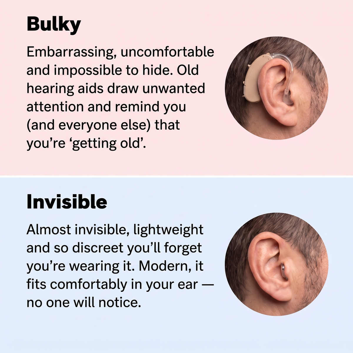 Audia™ Mini — Invisible Hearing Aid