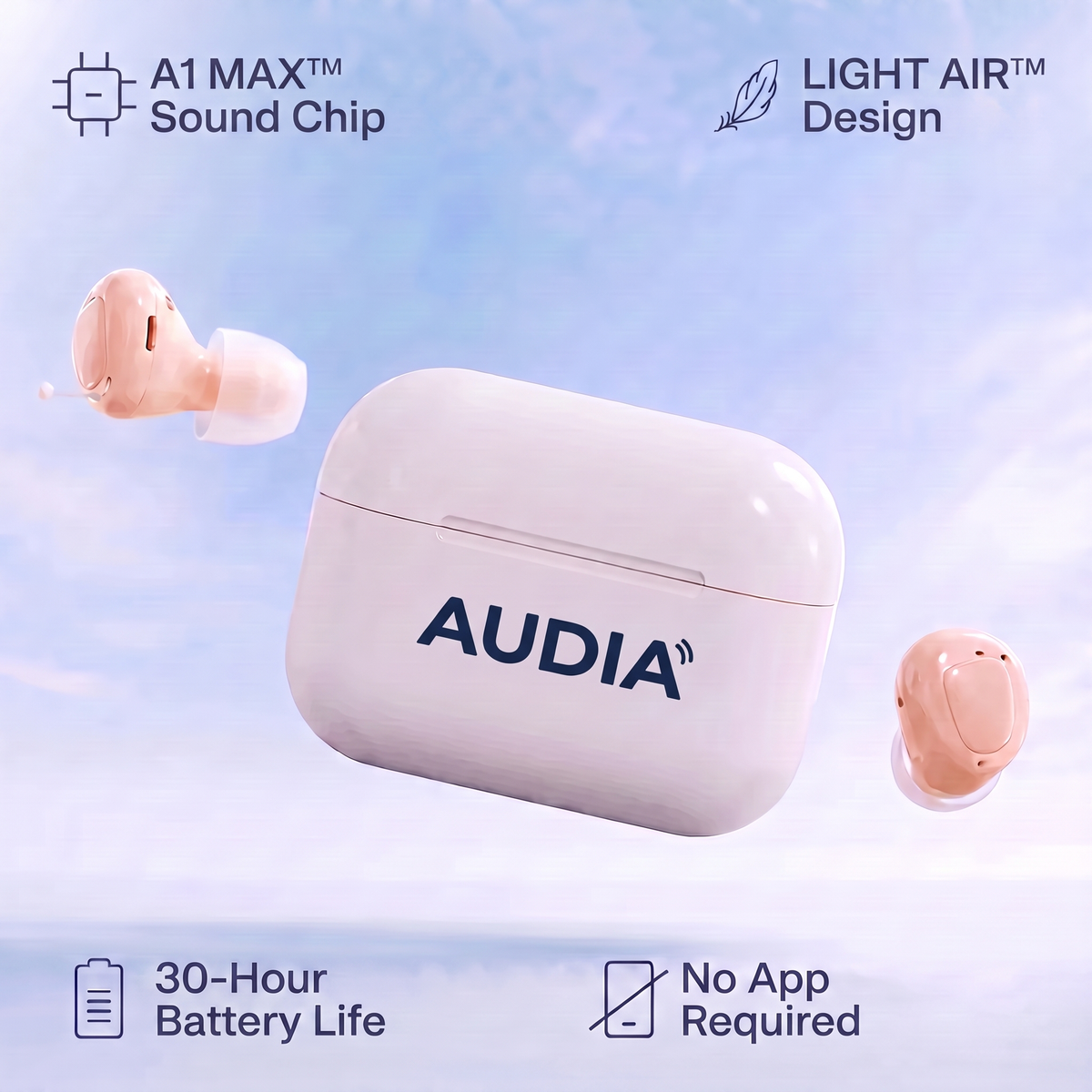 Audia™ – Comfortable Hearing Aid