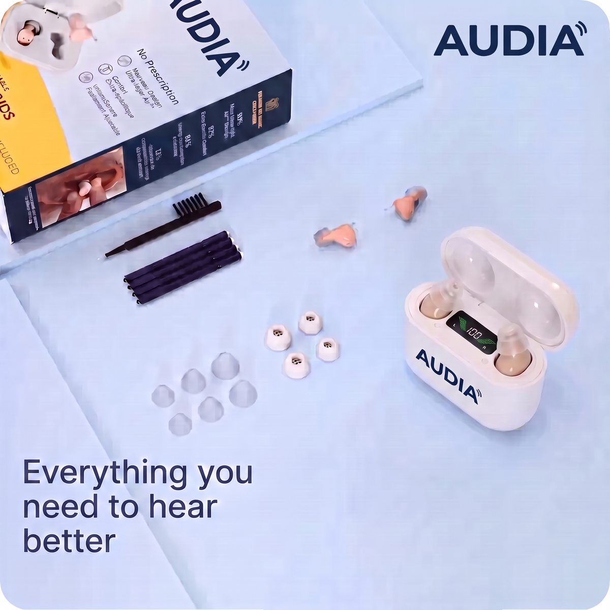 Audia™ – Comfortable Hearing Aid