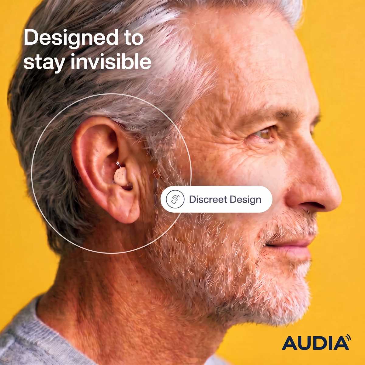 Audia™ – Comfortable Hearing Aid