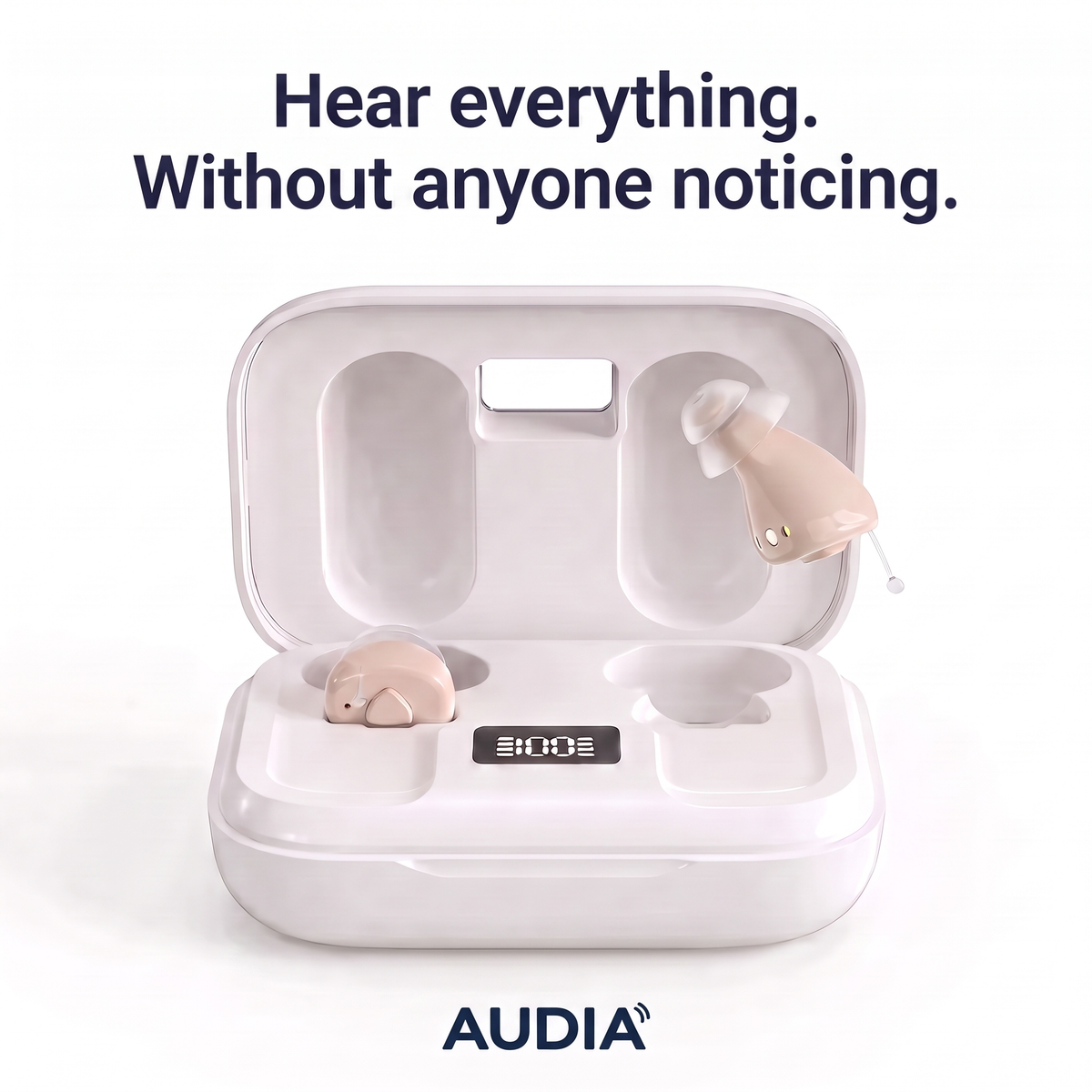 Audia™ Mini — Invisible Hearing Aid