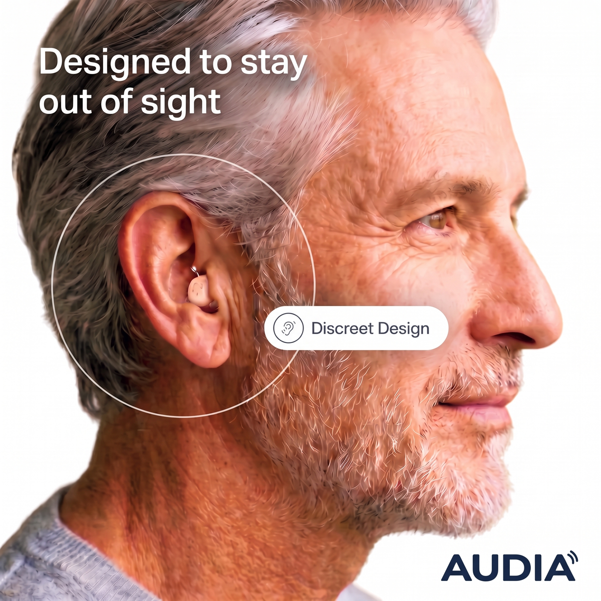 Audia™ Mini — Invisible Hearing Aid